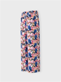 NAME IT Brede Blomster Bukser Vifine Pink Cosmos